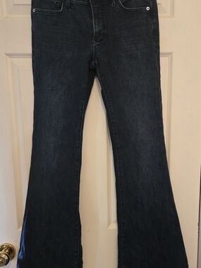 Pilcro Indigo Flared Jeans Sz 27 Low Rise